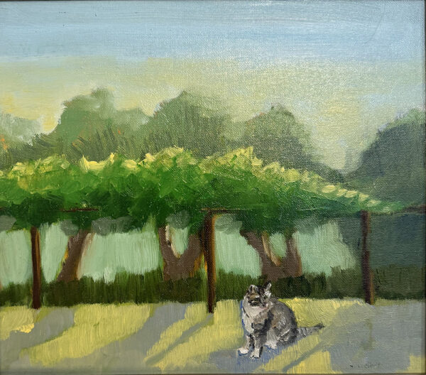 wine olive and kitty