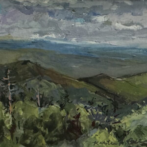 Tryon View painting by Kristie Cecil