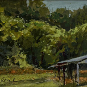 Woodshed panting by Kristie Cecil